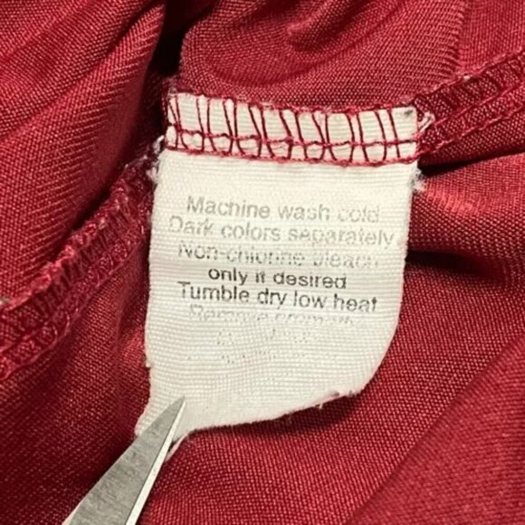 Calvin Klein Jeans Tee Men's XXL Deep Red CK Performance Active Wear T-Shirt - Picture 4 of 7